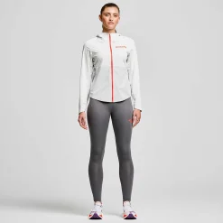 Saucony Damen Hurricane Waterproof Jacket Cloud Fashion
