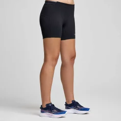 Saucony Damen Kinvara 5" Hot Short Black Discount