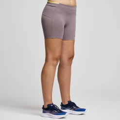 Saucony Damen Kinvara 5" Hot Short MetalHeather Best Sale