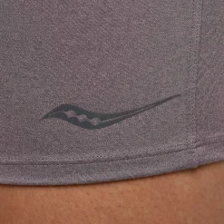 Saucony Damen Kinvara 5" Hot Short MetalHeather Best Sale