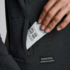 Saucony Damen Triumph 3D 1/2 Zip BlackHeather Discount