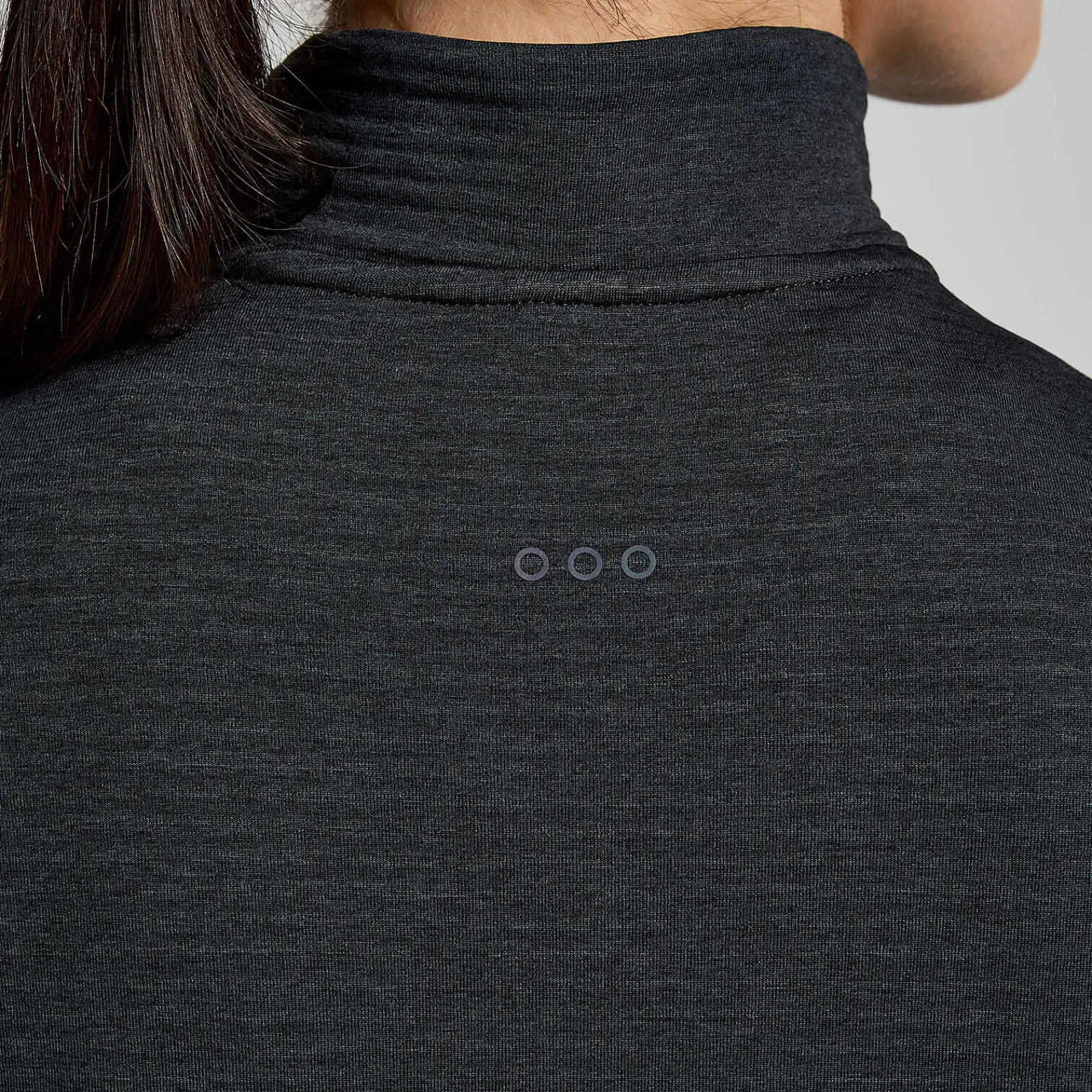 Saucony Damen Triumph 3D 1/2 Zip BlackHeather Discount