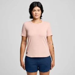Saucony Damen Triumph Short Sleeve Lotus Online