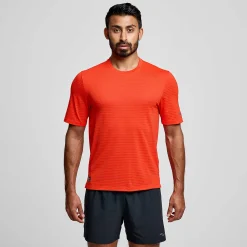 Saucony Herren Kinvara Short Sleeve Infrared Best